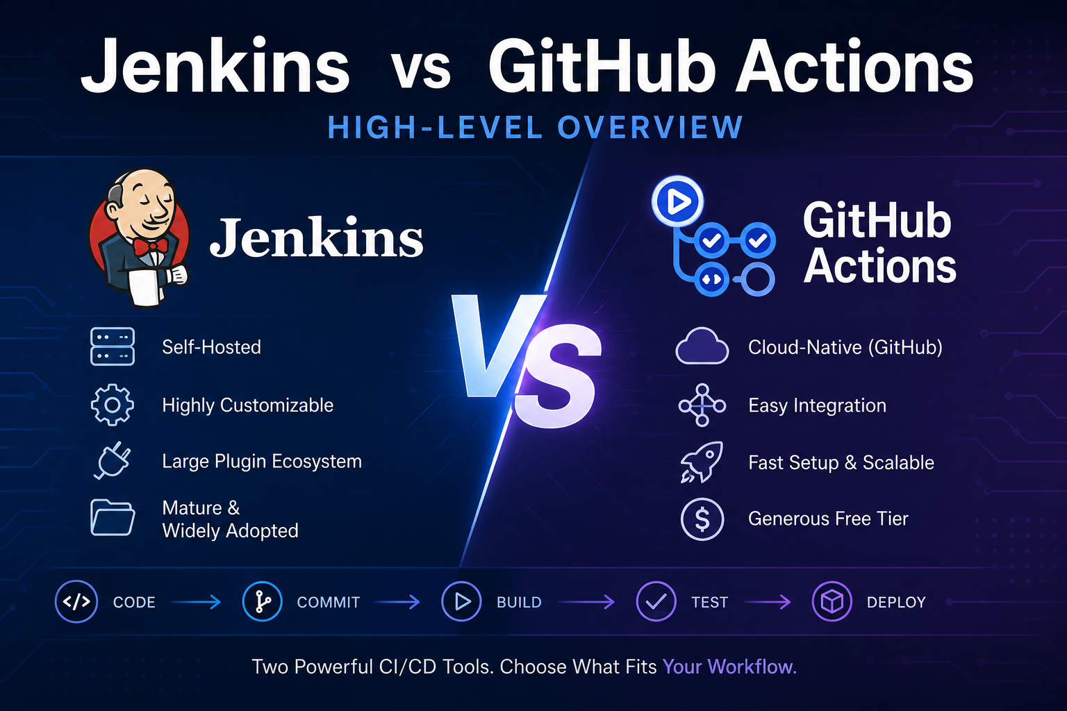jenkins vs github actions